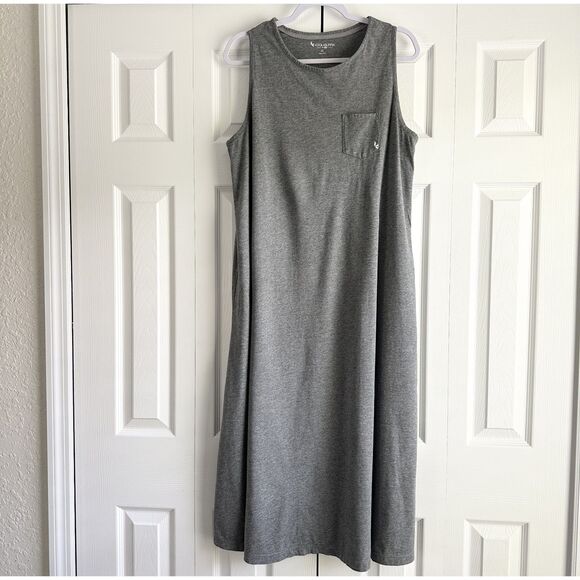Koolaburra by UGG Dress Size XL Gray Maxi Tank Dress - Picture 1 of 10